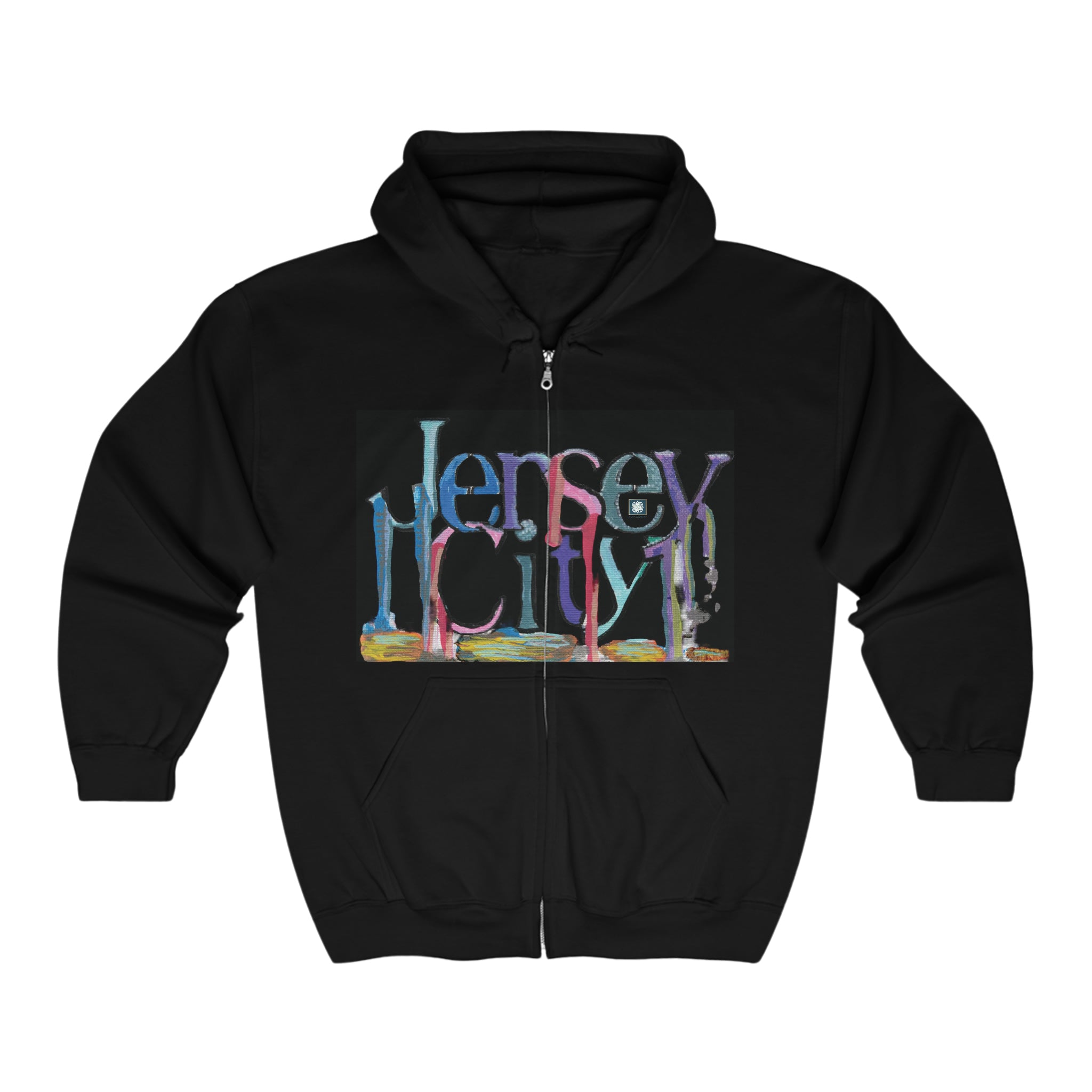 Jersey City Unisex Heavy Blend™ Full Zip Hooded Sweatshirt