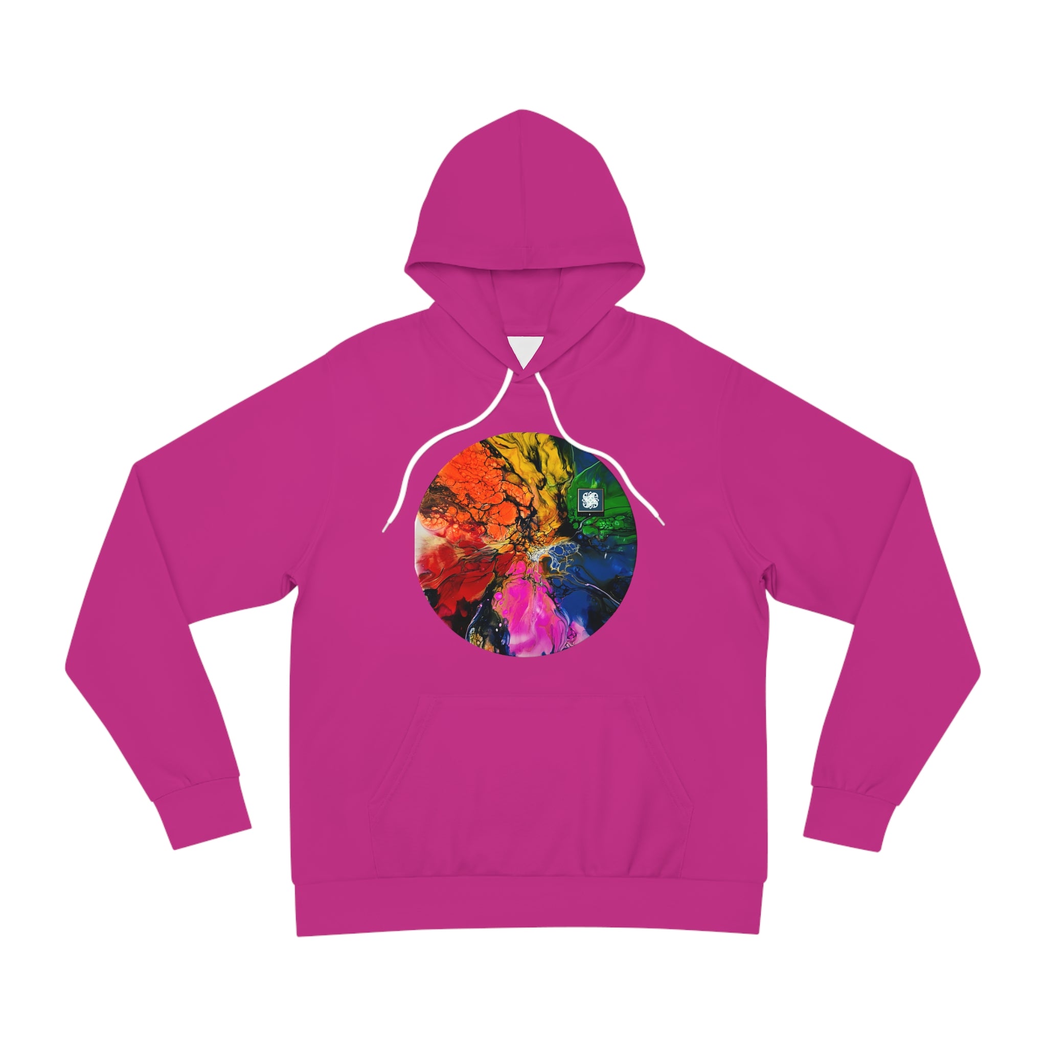 Jersey City Rainbow bloom multicolor Fashion Hoodie (AOP)