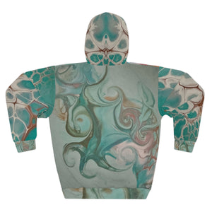 The waiting seahorse Unisex Pullover Hoodie (AOP)