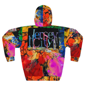 Jersey city rainbow queen  Pullover Hoodie (AOP)