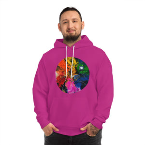 Jersey City Rainbow bloom multicolor Fashion Hoodie (AOP)