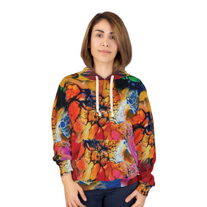 Rainbow Bloom Jersey City Unisex Pullover Hoodie (AOP)