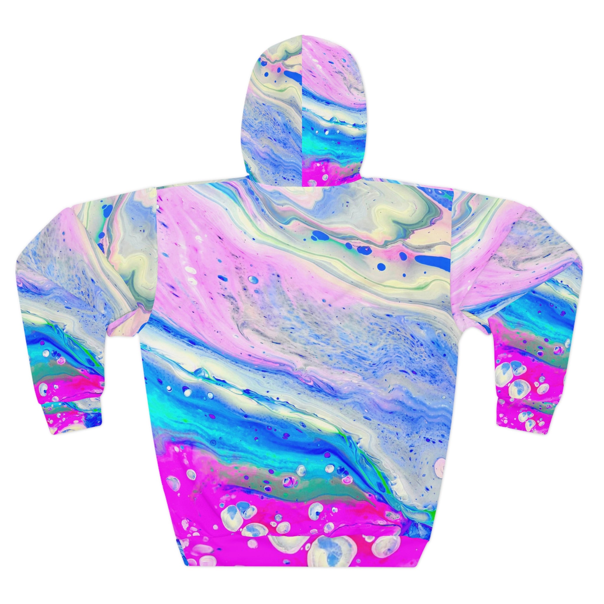 Jersey city cotton candy Unisex Pullover Hoodie (AOP)