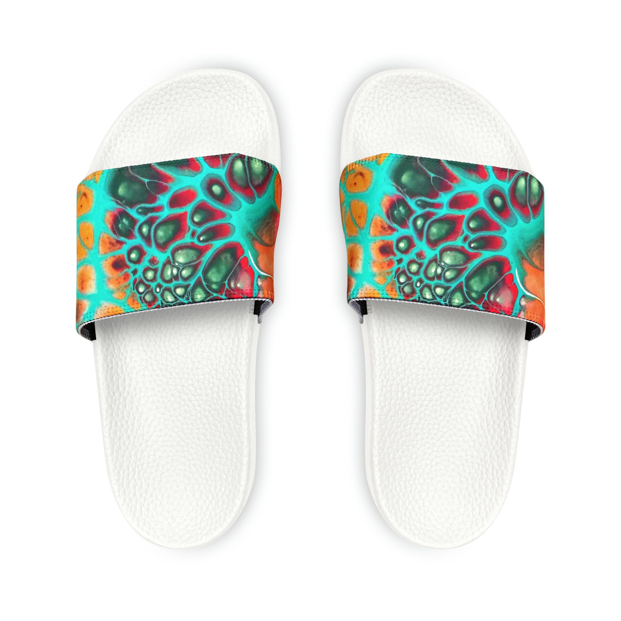 Tropical berry sandals