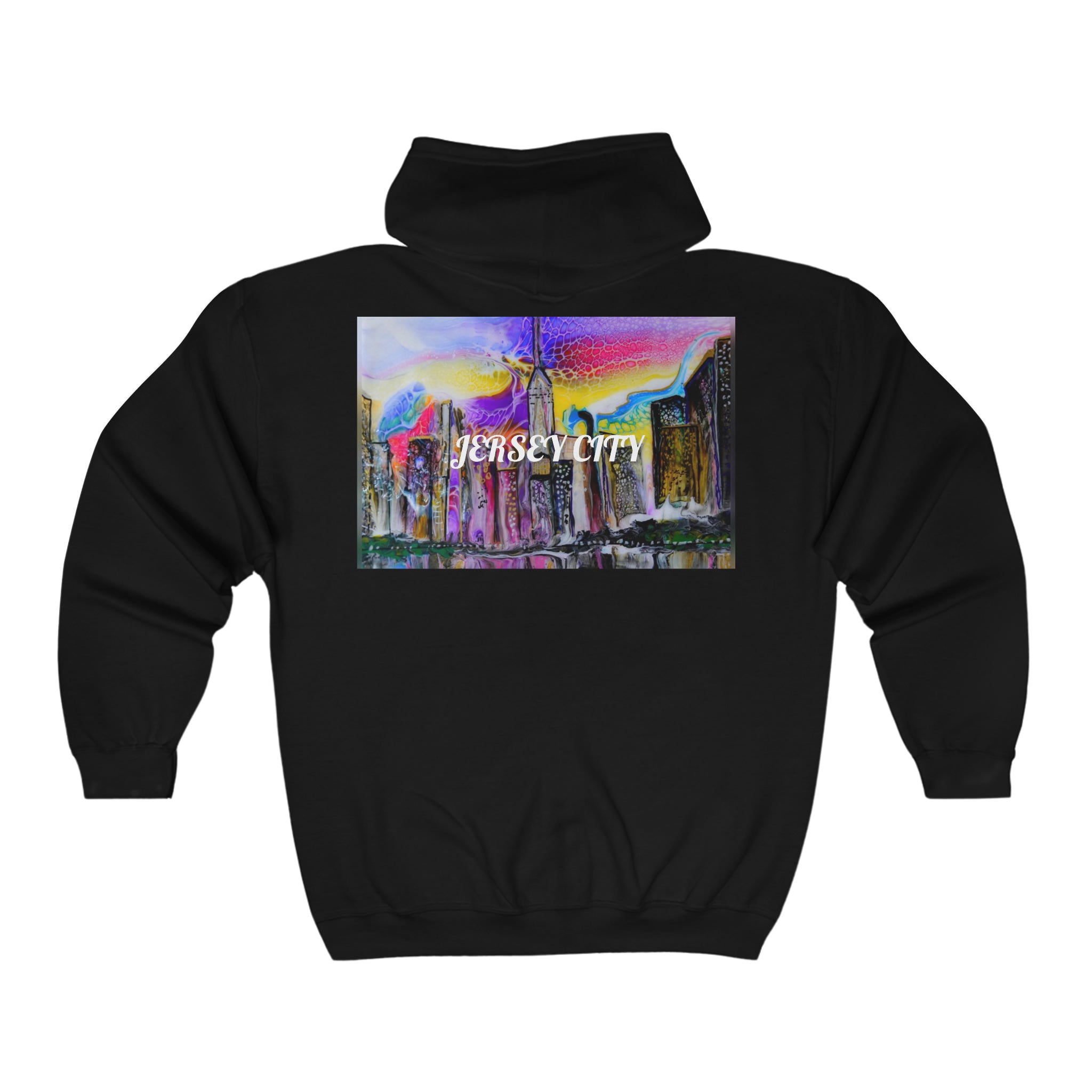 Ladies who brunch Jersey city Unisex Heavy Blend™ Full Zip Hooded Sweatshirt