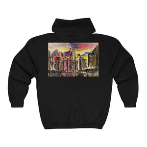 Jersey City Unisex Heavy Blend™ Full Zip Hooded Sweatshirt