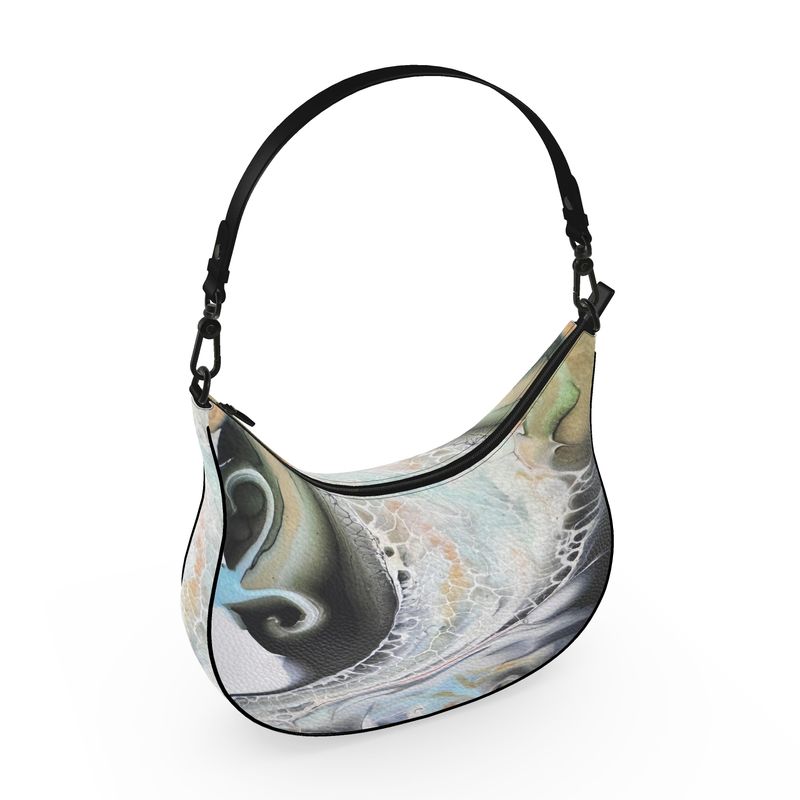 Ice Queen Curved Hobo Bag