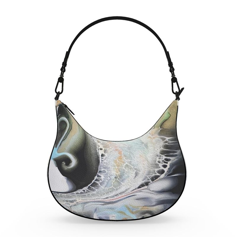 Ice Queen Curved Hobo Bag